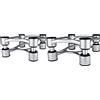 IsoAcoustics - Supporti per altoparlanti serie Aperta con regolazione inclinabile: Aperta200 (20 x 25.4 cm) Argento