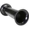 GK SOUND KIT SET PER AEROPORT, da 10 cm con 2 flange curve e tubo reflex per subwoofer, cassa, per auto, casa, spl, colore nero, 1 kit