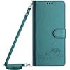 Paekear Custodia con Collana per Xiaomi Mi A3 con Cordino e Porta Carte, Cover Portafogli di Pelle PU [Antiurto] [AntiGraffio] [Antiscivolo] con Cordino Case con Laccio Tracolla