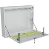 Stalflex CCTV Case Rack 19 Pollici 2U - Armadio di Rete Realizzato in Metallo per Impieghi Gravosi - Armadio Rack con Custodia Chiudibile a Chiave