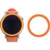 Generic Lunetta in metallo per smartwatch CMF BY NOTHING Watch Pro 2 in acciaio inox, anello di ricambio, custodia circolare, lunetta rigida per accessori CMF Watch Pro 2 (arancione)