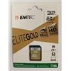 Emtec 32 GB Class10 Gold + scheda di memoria SDHC classe 10 (32 GB, SDHC, classe 10, 85 MB/s, nero, marrone)