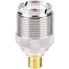 Rankomu Adattatore connettore coassiale per antenna radio bidirezionale, compatibile con Motorola GP328, GP300, GP88, GP340, 1 pezzo, connettore radio bidirezionale