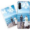 Sunrive Personalizzate Cover compatibile con OnePlus Nord CE 5G personalizzabile con Foto Testi Frase Logo Disegni e Grafiche Personalizzata, assorbimento degli urti morbido TPU trasparente
