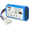 vhbw batteria sostituisce JBL 1INR19/66-2, 49-364800-1BAT2-A, GSP-1S2P-F6D per casse, altoparlanti, speaker (5200mAh, 3,7V, Li-Ion)