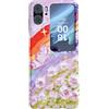 BLOTECH Custodia per Oppo Find N2 Flip Cover, Custodia Protettiva Pieghevole, Modelli Creativi, Rigido, Resistenza alla Caduta, Ragazze Cover Protection per Oppo Find N2 Flip,Farfalla Arcobaleno