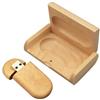 A Plus+ Chiavette USB 2.0 8GB in Legno USB PenDrive con Scatola (8G Campione x 1, acero con scatola)
