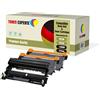 TONER EXPERTE Confezione da 3 unità tamburo compatibili con DR2200 TN2220 e 2 cartucce toner per Brother DCP-7055 DCP-7060D DCP-7065DN HL-2130 HL-2132 HL-2240 HL-2240D HL-2250DN HL-2270DW MFC-7360N