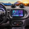 LICHENGTAI 2G+32G Android 13 Autoradio 2 Din per Mercedes Benz Smart Forfour Fortwo 453 2014-2022, 9 Pollici TouchScreen Radio con Carplay e Android Auto, Bluetooth GPS WiFi SWC FM/RDS