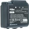 vhbw 1x batteria compatibile con IMET M550 Zeus, M550 Thor Radiocomando Industriale, Telecomando (2000mAh, 3,6V, NiMH) - Nero