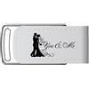 Elegantdisk 64 GB USB Chiavetta, Flash Drive You & Me. Matrimonio Design