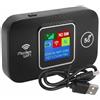 Culnflun WiFi Portatile 4G LTE, Router Wireless Alimentato Tramite USB, Accesso Ad Alta velocità da 300 Mbps, Condivisione Fino a 10 Dispositivi 4G Mobile Europa