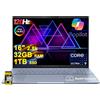 ASUS Vivobook S16 AI PC Laptop 16 pollici 2.8k OLED 120Hz (600nits, 100% DCI-P3) Intel 16-core Ultra 9 285H 32GB RAM 1TB SSD retroilluminato per Creator Designer Business Professional Win11 ICP Hub