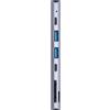 YIXANNX Comodo HUB USB C multiporta per un facile plug and play PD3.0 Alimentazione RJ 45 Trasmissione dati USB-C Lega di alluminio Compatto