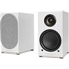 Triangle - Diffusori Attivi AIO TWIN - Diffusori da Libreria Wi-Fi & Bluetooth con Amplificatore 2x 50W - Audio HD - Ingressi PHONO/Piatto + TV Ottico - 165 x 304 x 235 mm - Bianco Ghiaccio (Coppia)