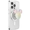 PopSockets Maniglia rotonda per telefono compatibile con MagSafe, anello adattatore incluso, supporto per telefono, ricarica wireless compatibile - AirbagSherbet Mickey Stripe