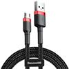 Baseus Cafule Cable - Double Side USB to microUSB QC 3.0, 1.5 A, 2 m (Red/Black)