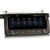 Erisin Autoradio Android 14 da 8,8 pollici per BMW Serie 3 E46 Rover 75 M3 MG ZT Supporto GPS Navigatore Carplay Android Auto DSP Bluetooth Wifi DAB + 8-core 4GB + 64GB Schermo tattile