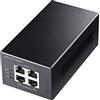 Cudy 2 Channel Gigabit Poe Injector, 10/100 / 1000Mbps, 2 Gigabit Ingresso, 2 Poe Uscita, 2 x 30 Watt Adattatore Poe, Montaggio a Parete, Sono conformi 802.3at / 802.3af, 48V