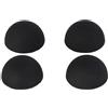 RPFROP Piedini ammortizzatori in elastomero di silicone per giradischi, altoparlanti, amplificatori, set da 4 pezzi, nero