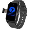 VCYEX Intelligente Con Rilevamento Delle Cadute Bracciale Sos Anziani Salvavita Con Localizzazione GPS, Smartwatch, Facile Da Usare, Adatto A Persone Con DemenzaBlack,1.25 * 0.57 * 2.22inch
