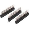 Bewinner 3pcs 2 x 20 Pin Female Header 2.54mm Pin Headers Extra Tall Femmina Doppia Short Pin Headers Per Pcb Board/, Dedicato Per Interfaccia Di Connessione