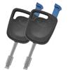 mt key Telecomando per auto, 2 alloggiamenti + 2 X vergini Tibbe FO21 per Ford