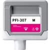 Generico Cartuccia PFI-307 Compatibile con Canon, imagePROGRAF iPF830(M-Pigment) | Chip integrato,inchiostro pigmentato,iPF840 iPF850,stampa tecnica,sostituzione rapida