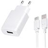 Forcell Caricabatterie rapido per Oppo Find X3 Lite, X3 Pro, X3 Neo/Oppo Find X3 Pro - X3 Neo - X3 Lit... USB 18W, Cavo Type-C