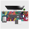 Giallobus - Tappetino scrivania - Materia - Vinile - 120x40cm - 61 - Drips - Tappetino mouse, sottomano tavolo pad, copri scrivania antiscivolo