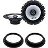 IPNOSIS Kit 2 Casse Anteriori ALPINE SXE-1725S Per Mercedes Classe A/Classe B Dal 2005 Al 2012 Con 2 Supporti Anteriori
