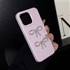 QIODAYI Compatibile con iPhone 14 Pro Max Custodia Design Fiocco Strass 3D Cover Morbida TPU Protettiva