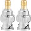 Kuuleyn Adattatore da BNC a SMA Adattatore RF Connettore coassiale Connettore SMA Adattatore SMA