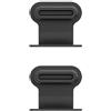 Bydezcon Copertura della porta di tipo C per dispositivi, 5 pezzi, spina USB C, tappo antipolvere per porta di ricarica, tappi antipolvere per porta di ricarica USB C tipo C, tappi protettivi anti smarrimento