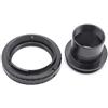 vhbw Anello adattatore T2 1,25 - M42 x 0,75 compatibile con Sony Alpha con attacco filettato T2 telescopio, fotocamera, reflex