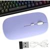 Teksome Mouse Wireless per Computer Portatile, 2,4 , Silenzioso, con Ricevitore e Cavo di Ricarica, 1600 DPI per XP, Vista, 7