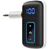 DAMAIKE [Aggiornato] Adattatore Bluetooth 5.3 AUX per auto, [schermo LED] [cancellazione del rumore] Ricevitore audio wireless ausiliario da 3,5 mm per cuffie cablate/stereo domestico, riproduzione di musica