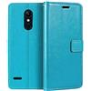 Shantime Custodia Portafoglio in Pelle PU Compatibile con LG K11, Cover con Chiusura Magnetica, Tasche per Carte e Funzione Stand