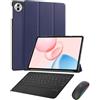 Generic Custodia con tastiera per tablet Honor Pad 10 12,1 pollici con mouse, touchpad Custodia con tastiera staccabile con porta penna per tablet Honor Pad 10 12,1 pollici