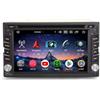 Erisin 8-Core 4GB RAM+64GB ROM 6.2 Universale Doppio Din Android 14 Autoradio Bluetooth Navigazione GPS Wireless CarPlay Android Auto WiFi 4G Lettore CD DVD DSP DAB+ USB FM RDS OBD2 DVR TPMS