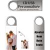 Generic Chiavetta USB Personalizzata con Il Tuo Testo Foto e Logo, Pen Drive Pennetta USB Chiavetta USB 128 gb/64 gb/32 gb, Trasferimento/Lettura Veloce (A / 128GB)