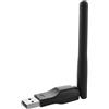 Generico ADATTATORE USB WIFI ANTENNA COMPATIBILE CON DECODER COMPUTER 150 MBPS PENNA