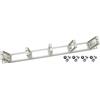 HMF 66455-07 Pannello di smistamento per armadio server | 19 pollici | 1 U | 5 staffe di guida | Grigio chiaro