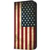 Mixroom - Custodia Cover Case a Libro per Huawei P40 LITE con Stand in Ecopelle Chiusura Magnetica Portafoglio Parte Interna in TPU Morbida Fantasia bandiera america USA 48