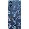 LA CASA DE LAS CARCASAS Custodia per Motorola Moto G34 Ufficiale di Lilo & Stitch Patron Trasparente per proteggere il tuo cellulare. Cover per Motorola in silicone flessibile con licenza ufficiale Disney