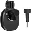 Feegow Moto Parabrezza Mount Morsetto Clip, Alluminio Camera Stand per Insta360 X5, Action Camera Morsetto Clip Accessori