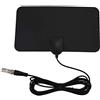 Lafeier Antenna TV TV HD digitale piatta con zoom dell'interno HDTV 50 miglia TVFox VHF UHF DVB