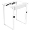 CAVO Supporto per PC da tavolo CH-B-W bianco con cinghie antistrappo per tutti i formati di PC fino a 10 kg di peso Supporto per computer di SOTECH