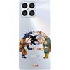 LA CASA DE LAS CARCASAS Cover Huawei Honor X8 Honor X6 Honor 70 Lite Ufficiale Dragon Ball Goten e Trunks Fusion proteggi il tuo telefono cellulare Cover in silicone morbido trasparente