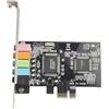 Hosrivae Scheda audio interna con canale PCI-E, audio a 24 bit con suono surround, EAX e supporto DirectSound3D, per giochi coinvolgenti e musica su PC
